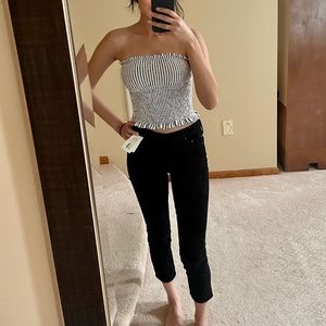 Black corduroy pants